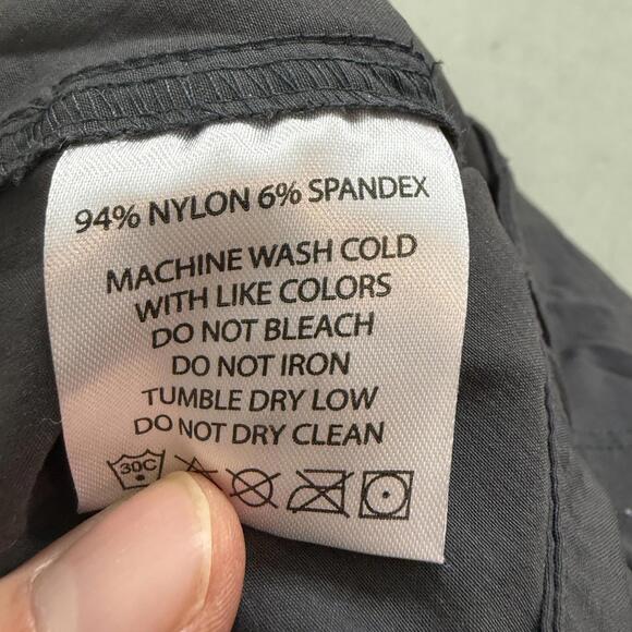 Simms Fishing Outdoor Performance Dark Grey Active Pants Nylon Mens Size 34x32 - Picture 8 of 9